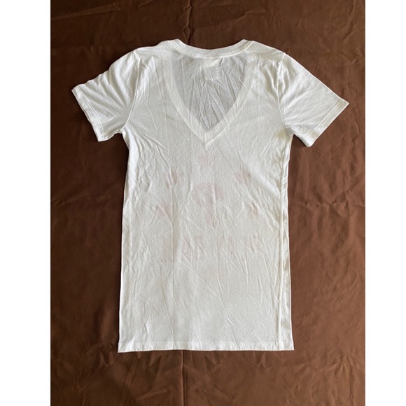 VS PINK White Play Ball Short Sleeve Shirt Size S - Picture 3 of 3